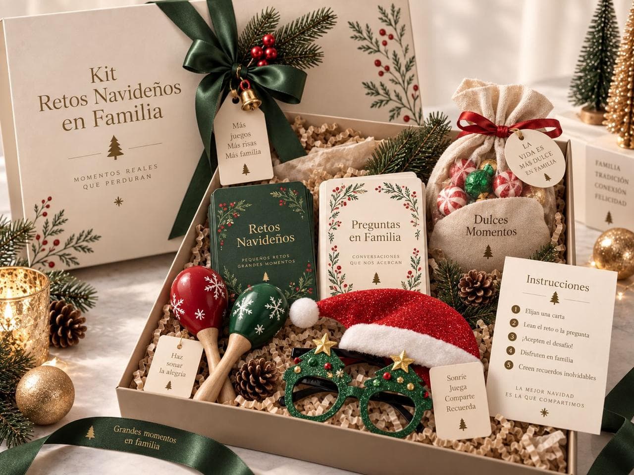 Kit Retos Navideños en Familia