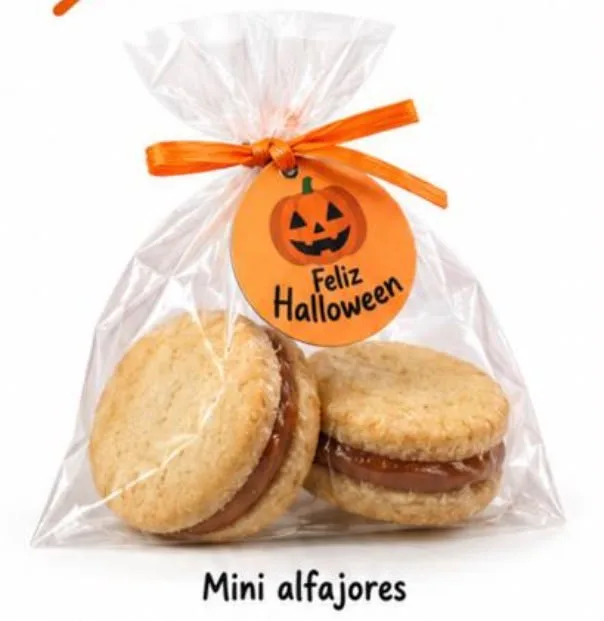 Minialfajores Halloween